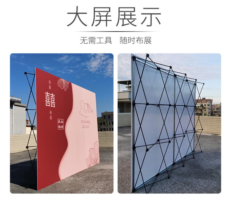 西安拉网展架定制，西安快展架出租，西安桁架背景板搭建