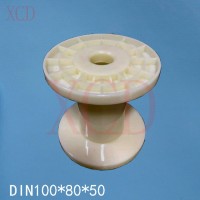 DIN100*80塑料小筒体金属丝卷线轴线轮