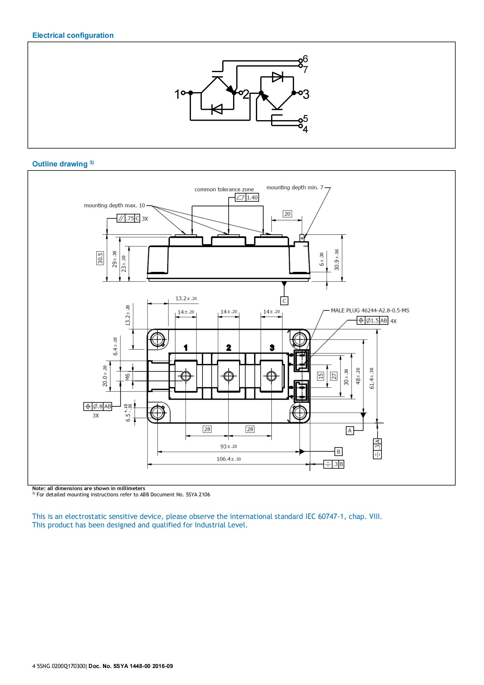 ABB IGBT模块5SNG0200Q170300